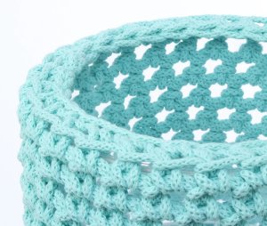 Lampa stołowa BPS KONCEPT Lampa stołowa COTTON WOOD turkusowa 2