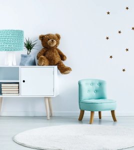 Lampa stołowa BPS KONCEPT Lampa stołowa COTTON WOOD turkusowa 4