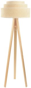 Lampa stojąca BOHO TRI rattan naturalny BPS KONCEPT 1