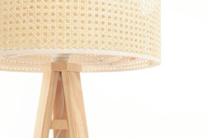 Lampa podłogowa BPS KONCEPT Lampa stojąca BOHO TRI rattan 5