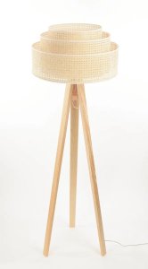 Lampa podłogowa BPS KONCEPT Lampa stojąca BOHO TRI rattan 7