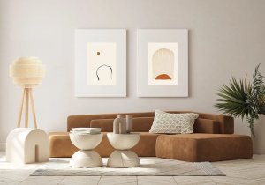 Lampa podłogowa BPS KONCEPT Lampa stojąca BOHO V rattan 2