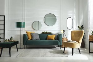 Lampa podłogowa BPS KONCEPT Lampa stojąca SIMPLY GLAMOUR zielona 2