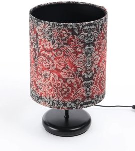 Lampa stołowa RETRO-C czerwona/czarna BPS KONCEPT 3