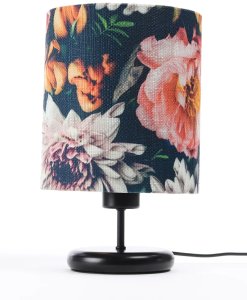 Lampa stołowa FLORAL-C wielokolorowa/miedziana BPS KONCEPT 2
