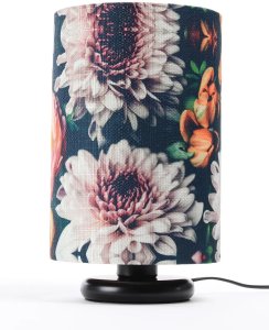 Lampa stołowa Luminex Lampa stołowa FLORAL-D wielokolorowa/miedziana BPS KONCEPT 2