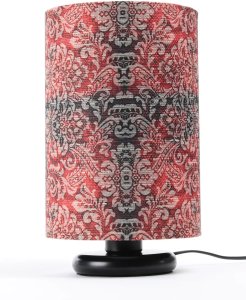 Lampa stołowa RETRO-D czerwona/czarna BPS KONCEPT 2