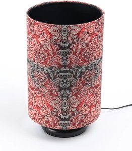 Lampa stołowa RETRO-D czerwona/czarna BPS KONCEPT 3