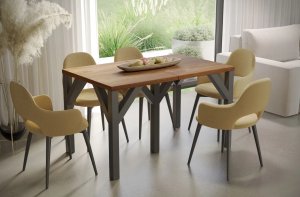 Stół rozkładany DUNAJ 130(350)x90 dąb stirling ENDO 1
