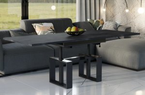 Ława rozkładana podnoszona EMPOLI 110(170)x65 beton ciemny ENDO 2