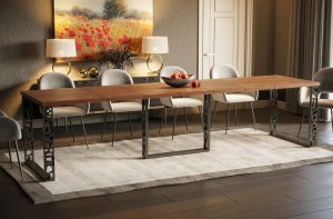 Stół rozkładany EWEREST MAX 130(250)x85 dąb stirling ENDO 2