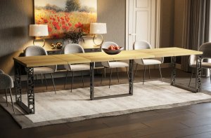 Stół rozkładany EWEREST MAX 130(330)x85 dąb natura ENDO 1
