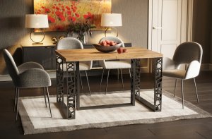 Stół rozkładany EWEREST MAX 130(330)x85 dąb złoty craft ENDO 1