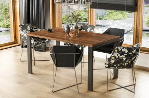 Stół rozkładany GARANT 80(170)x80 dąb stirling ENDO 1