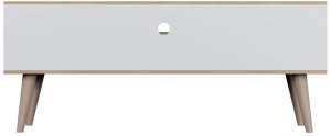 Szafka RTV TORONTO 120 dąb artisan/biała KOCOT MEBLE 5