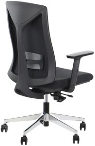 Fotel biurowy TONO czarny/chrom STEMA 4