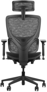 Fotel biurowy ERGONEW S1 czarny siatka STEMA 4