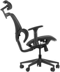 Fotel biurowy ERGONEW S1 czarny siatka STEMA 6