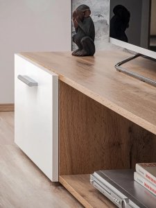 Meblościanka ECO dąb wotan/biały mat ASM Meble 8