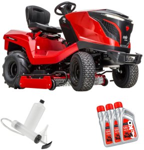 Traktor ogrodowy T22-110.4 HDH-A V2 Solo by AL-KO 127709 z agregatem i kołami rolniczymi 15