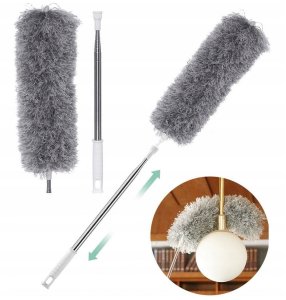 Teleskopowa miotełka do kurzu - Szara 13