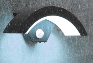 Lampa kinkiet ścienny elewacyjny LED 18W barwa zimna + PIR CY-30 MEGAKABEL 13