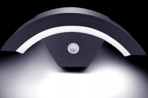 Lampa kinkiet ścienny elewacyjny LED 18W barwa zimna + PIR CY-30 MEGAKABEL 8