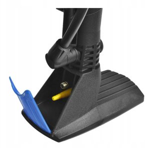 Pompka podłogowa rowerowa z manometrem Nexelo z zaciskiem na zawór 3