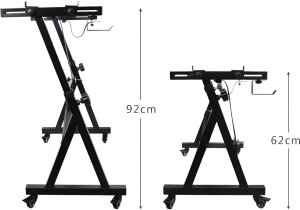 Mozos MOZOS KSX6 STATYW STOJAK Z KOŁAMI POD KEYBOARD PIANINO 4