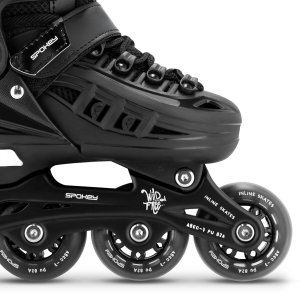 Rolki Spokey 4ONE z wymienną płozą regulowane czarne r. 29-33 3
