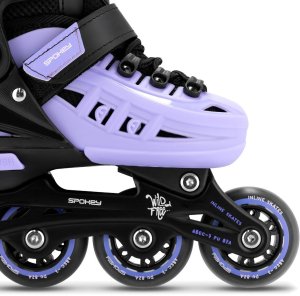 Rolki Spokey 4ONE z wymienną płozą regulowane fioletowe r. 34-38 3