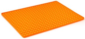 Silikonowa podkładka do pieczenia i grillowania - mata z wypustkami do piekarnika 40x28 cm 1