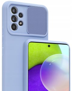 Etui CamShield Soft Silicone Case do Samsung Galaxy A52 / A52 5G / A52s jasnofioletowy 1