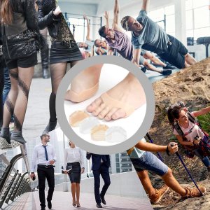 Żelowe wkładki amortyzujące pod sklepienie stopy - śródstopie komplet 2 szt 3