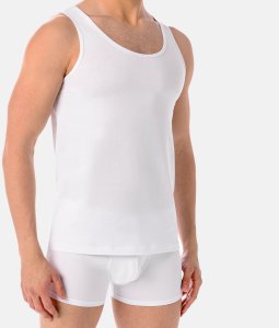 Zestaw męski bokserki i podkoszulek Deli biały Biały S 3