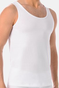 Zestaw męski bokserki i podkoszulek Deli biały Biały S 5