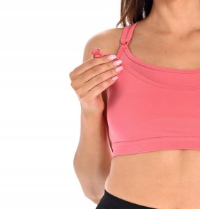 Top damski do karmienia w kolorze koralowym Koral M 2