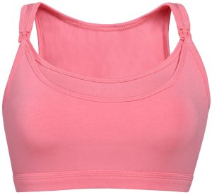 Top damski do karmienia w kolorze koralowym Koral M 4