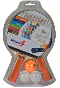 Rakietki Do Tenisa Stołowego + 3 Piłeczki 10