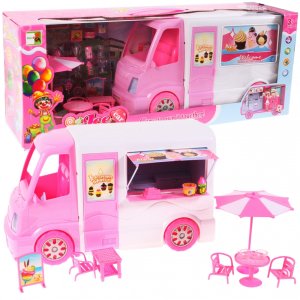 Samochód kamper wakacyjny rozkładany dla lalek Barbie 1