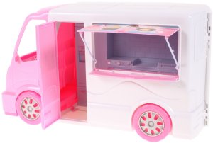 Samochód kamper wakacyjny rozkładany dla lalek Barbie 4