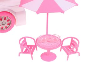 Samochód kamper wakacyjny rozkładany dla lalek Barbie 8