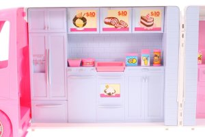 Samochód kamper wakacyjny rozkładany dla lalek Barbie 10