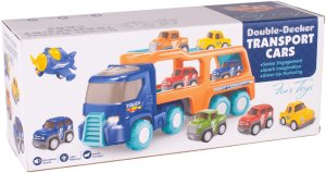 Laweta Duża Ciężarówka Tir z Autami i Samolotem 13