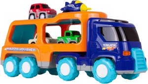 Laweta Duża Ciężarówka Tir z Autami i Samolotem 14