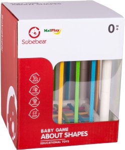 Klocki Kształty Sensoryczne Zabawa Zręcznościowa 4