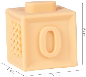 Klocki Miękkie Gumowe Sensoryczne Dla Dzieci 12 el 2