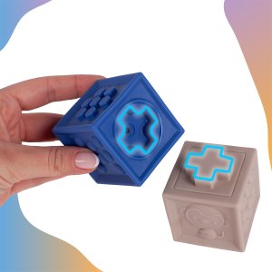 Klocki Miękkie Gumowe Sensoryczne Dla Dzieci 12 el 5