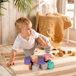 Klocki Miękkie Gumowe Sensoryczne Dla Dzieci 12 el 10