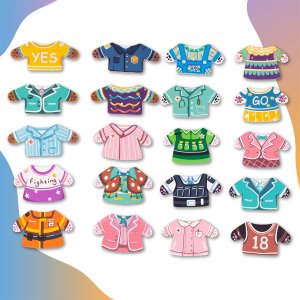 Puzzle Magnetyczne Układanka Ubieranie Misia 2